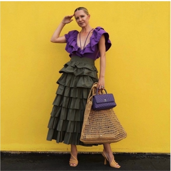 ZARA Large Ruffle Swimsuit - Picture 2 of 7